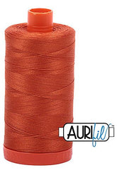 Aurifil Mako 50wt Cotton 1300 m 1422 yd. spool - 2240 Rusty Orange